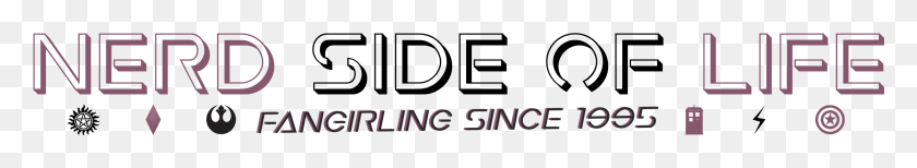 2668x323 Nerd Side Of Life Volont, Text, Alphabet, Face HD PNG Download
