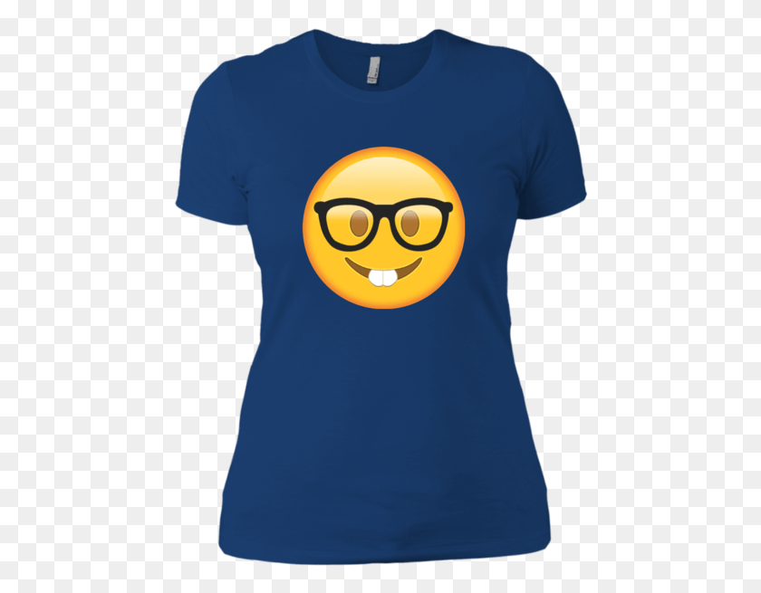 458x595 Nerd With Glasses Emoji Shirt Costume Birthday Party T Shirt, Clothing, Apparel, T-shirt HD PNG Download