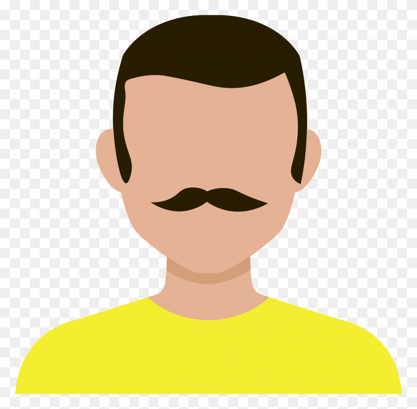 2336x2290 Nerdy Glasses Male Avatar Clipart, Person, Human, Mustache HD PNG Download