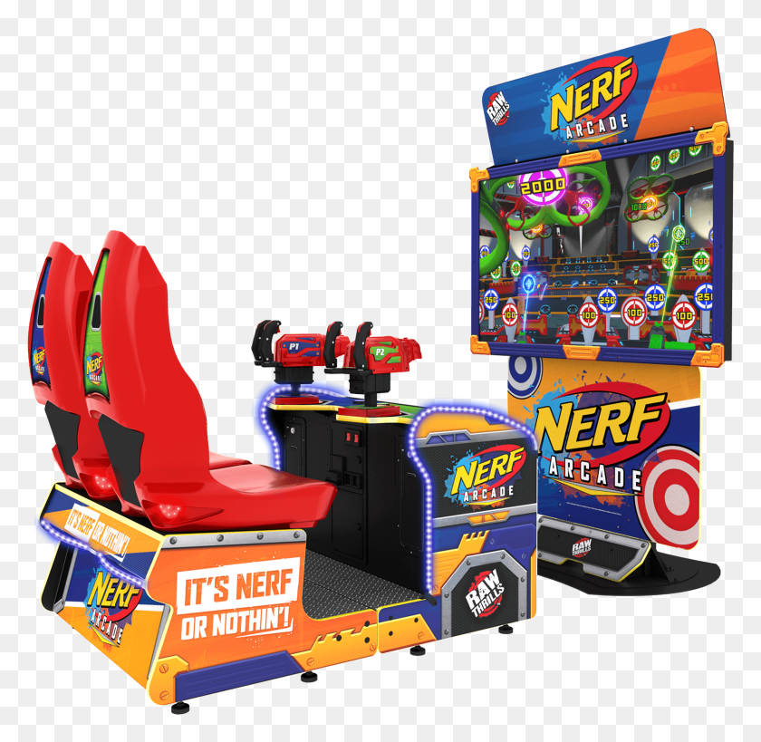 1639x1595 Nerf Arcade, Аркадный Игровой Автомат Hd Png Скачать
