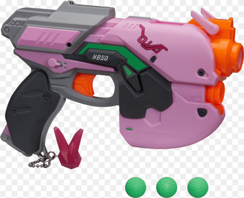 Nerf Rival Overwatch, Weapon, Firearm, Gun, Handgun Sticker PNG