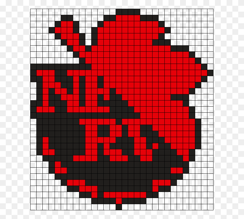 631x694 Логотип Nerv Hq Perler Из Бисера С Рисунком Из Бисера Sprite Anti Venom Pixel Art, Ковер, Pac Man, Графика Hd Png Скачать