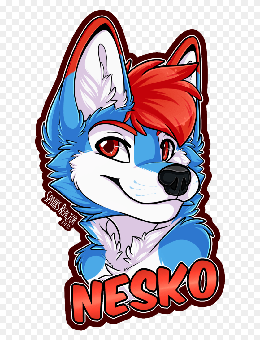 617x1036 Nesko By Sparksfur Furry Wolf Furry Art Dog Drawings, Graphics, Label HD PNG Download