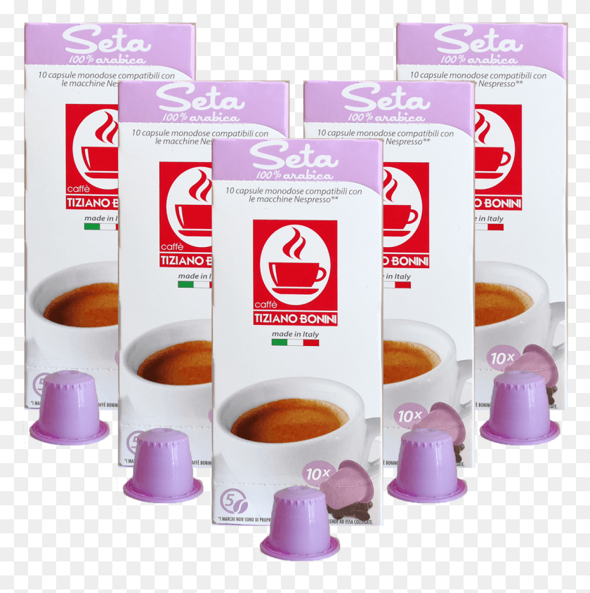 1089x1097 Nespresso Compatible Seta Medium Roast Caffe Bonini Coffee, Food, Meal, Cup HD PNG Download