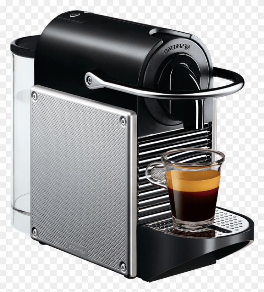801x894 Nespresso Pixie Espresso Maker 129 Cuisinart 5 In Nespresso Pixie Aluminium, Кофейная Чашка, Чашка, Напиток Hd Png Скачать