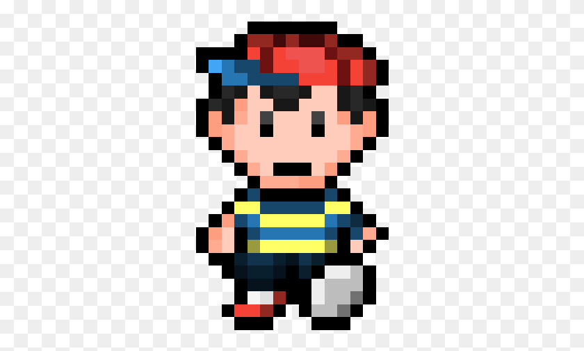 278x445 Ness Earthbound Pixel, Graphics, Rug HD PNG Download