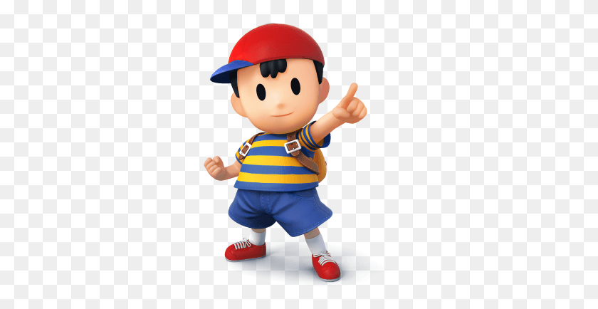 269x374 Ness Main Super Smash Bros Characters Ness, Doll, Toy, Person HD PNG Download