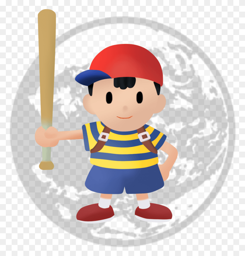 1008x1058 Ness Smash Bros Earthbound Logo, Snowman, Winter, Snow HD PNG Download