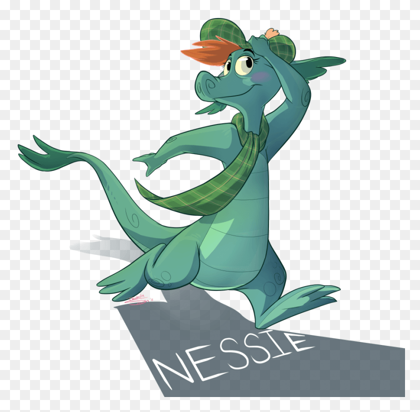 900x882 Nessie Ballad Of Nessie Layout, Dragon, Poster, Advertisement HD PNG Download