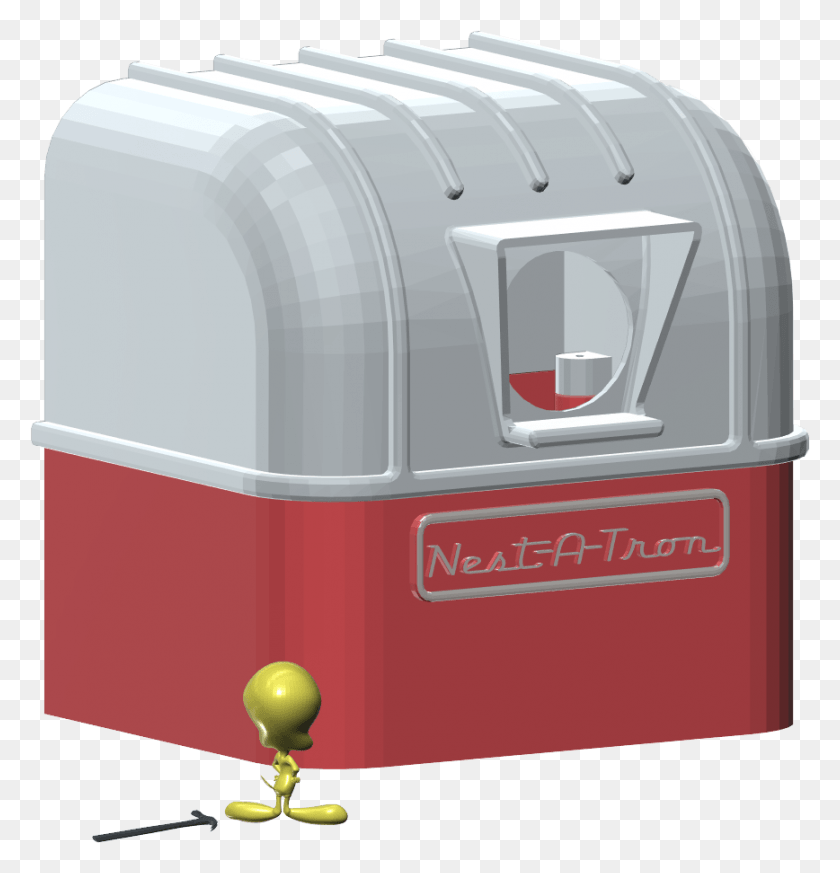 868x905 Nest A Tron Birdhouse Remix Small Appliance, Toaster HD PNG Download