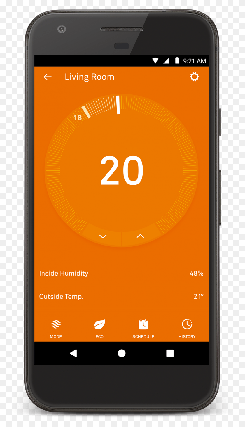 1001x1799 Nest Learning Thermostat Nest App, Mobile Phone, Phone, Electronics HD PNG Download