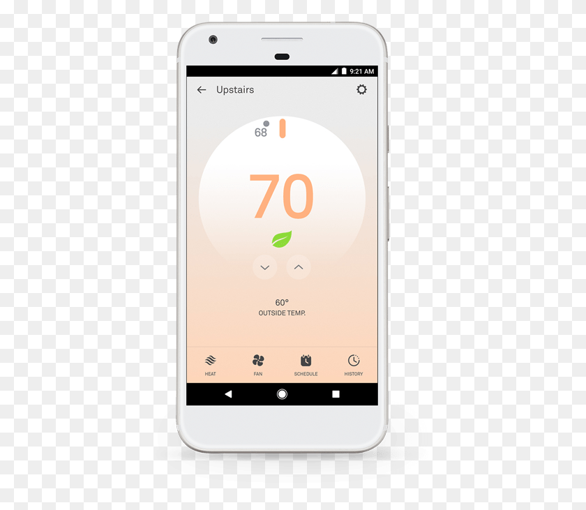 419x671 Nest Learning Thermostat Nest E Thermostat App, Mobile Phone, Phone, Electronics HD PNG Download