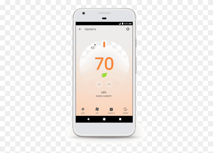 334x546 Nest Thermostat E White, Mobile Phone, Phone, Electronics HD PNG Download