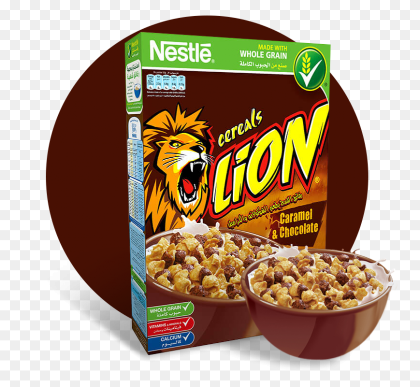 807x738 Nestl Lion Breakfast Cereal Lion, Food, Popcorn, Snack HD PNG Download