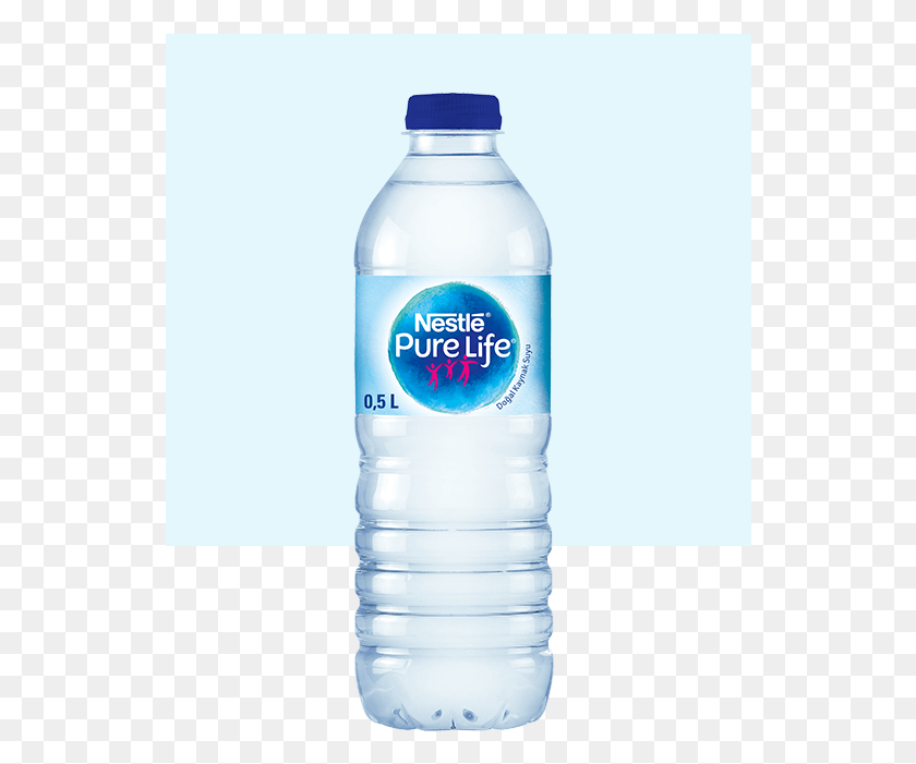 538x641 Пластиковая Бутылка Nestl Pure Life 500 Мл, Шейкер, Минеральная Вода, Напитки Hd Png Скачать