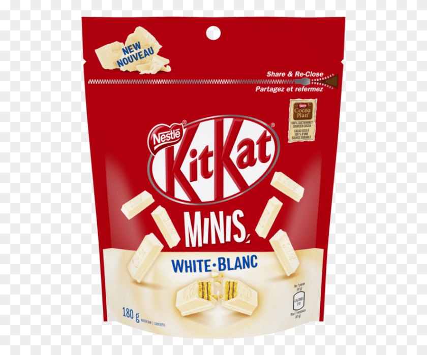 523x639 Descargar Png Nestle Kit Kat White Minis Chocolate 10 Bolsas X 180G Comida, Publicidad, Cartel, Flyer Hd Png