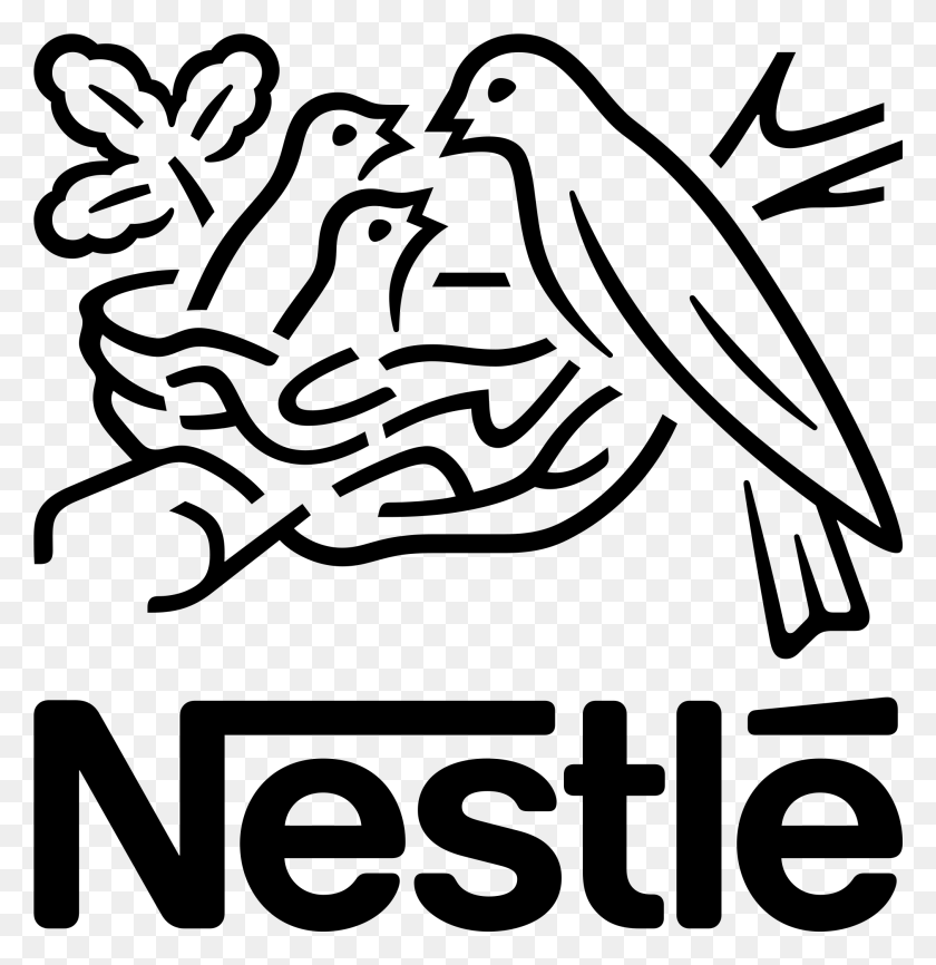 2022x2090 Логотип Nestle Nestle Swot Analysis 2016, Серый, Мир Варкрафта Png Скачать