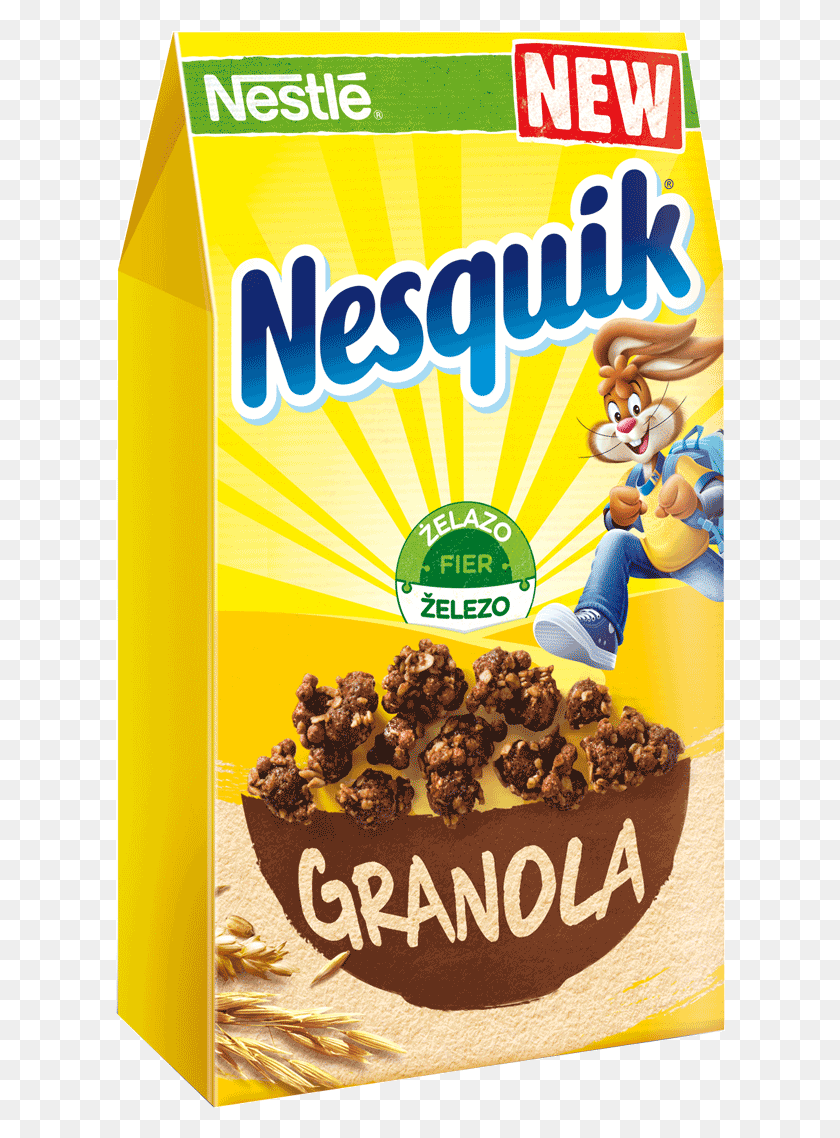 610x1078 Nestle Nesquik Granola Breakfast Cereal 300g Nesquik Granola, Food, Person, Human HD PNG Download