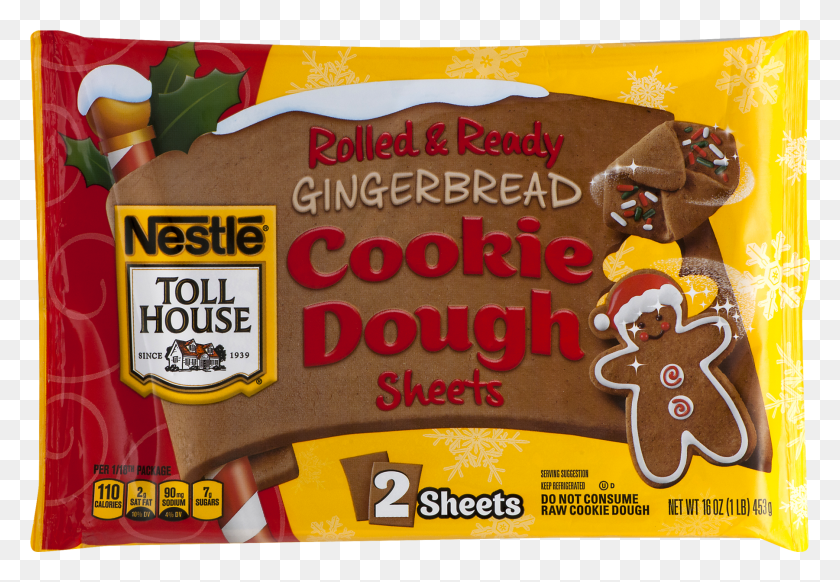 1801x1207 Nestle Toll House Rolled Amp Ready Gingerbread Cookie Nestle Toll House Cookie Shps Ginger Cut Out Descargar Hd Png