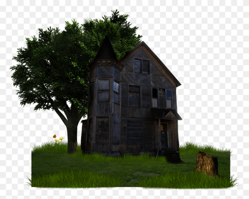 928x727 Net Quality Format Top Real Haunted House, Nature, Outdoors, Building HD PNG Download