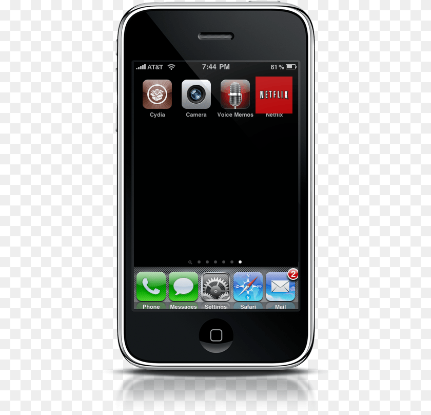 Netflix Iphone Icon On Homescreen 2007 Phones, Electronics, Mobile Phone, Phone Transparent PNG