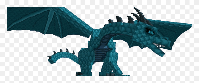 941x351 Дракон Пустоты Дракон Из Майнкрафт, Динозавр, Рептилия, Животное Hd Png Скачать