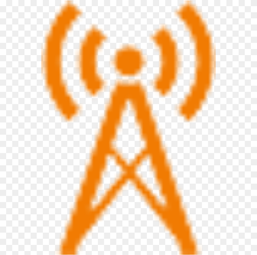 Network Tower Icon, Person Sticker PNG