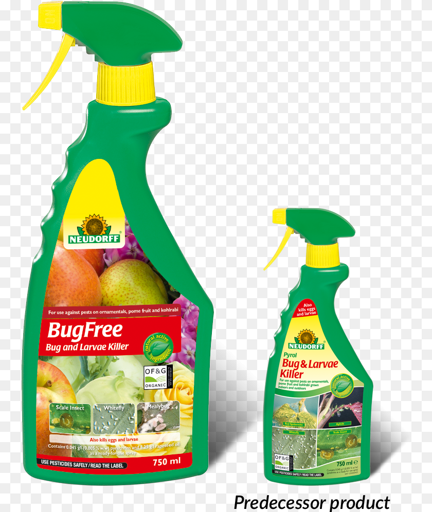 761x996 Neudorff Bug And Larvae Killer Download Neudorff Bugfree Bug And Larvae Killer, Tin, Spray Can, Can, Fruit Transparent PNG