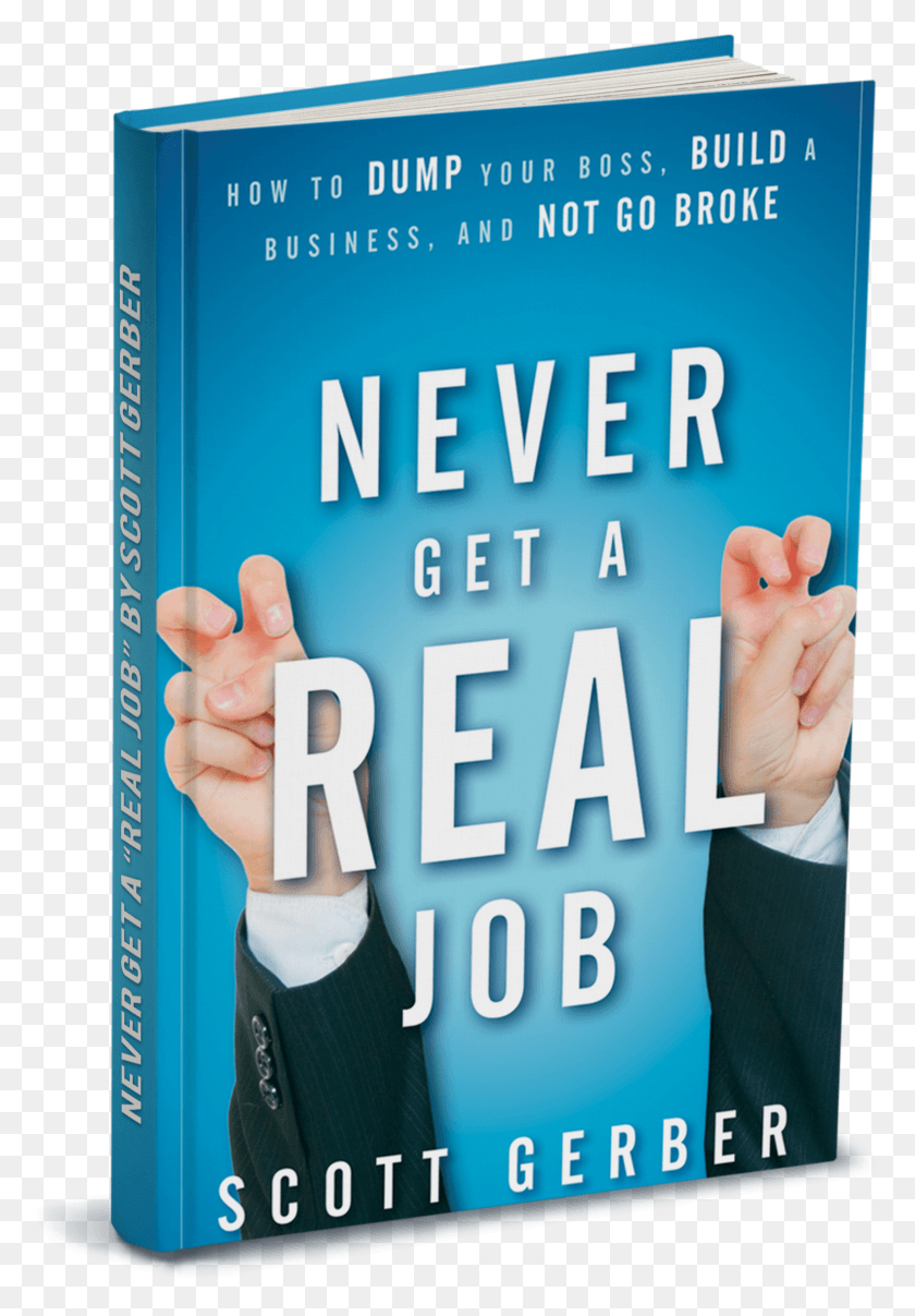 1538x2262 Never Get A 39real39 Job Book Cover HD PNG Download