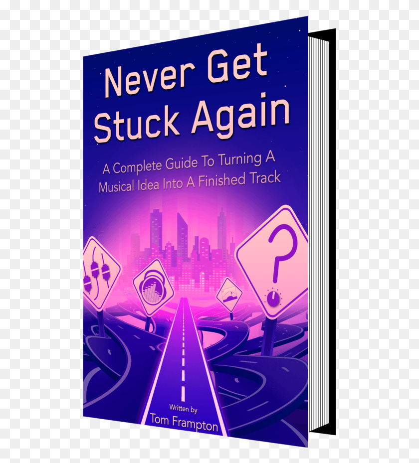 510x869 Never Get Stuck Again Music Production Ebook Music, Advertisement, Poster, Graphics HD PNG Download
