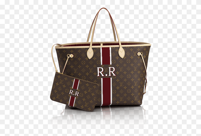 426x509 Neverfull Gm Luxury Louis Vuitton Monogram Canvas Handbag Designer Bag With Initials, Accessories, Accessory, Purse HD PNG Download