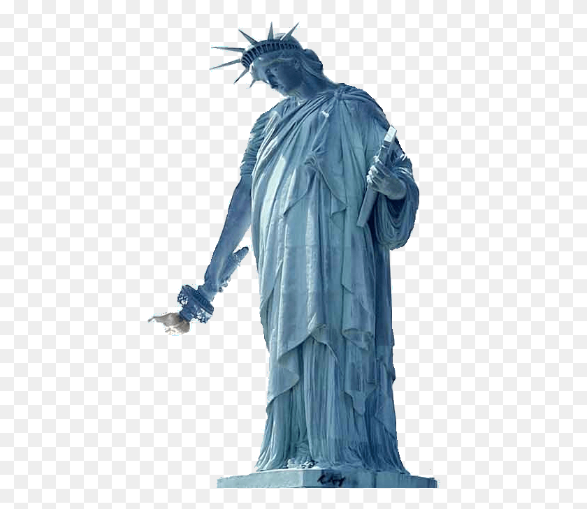 420x669 Nevermind Statue Of Liberty, Sculpture, Clothing HD PNG Download