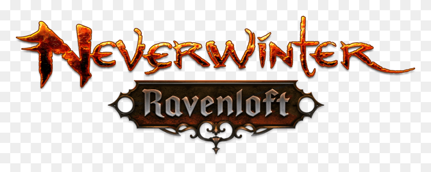 1624x577 Neverwinter Ravenloft Logo, Word, Alfabeto, Texto Hd Png