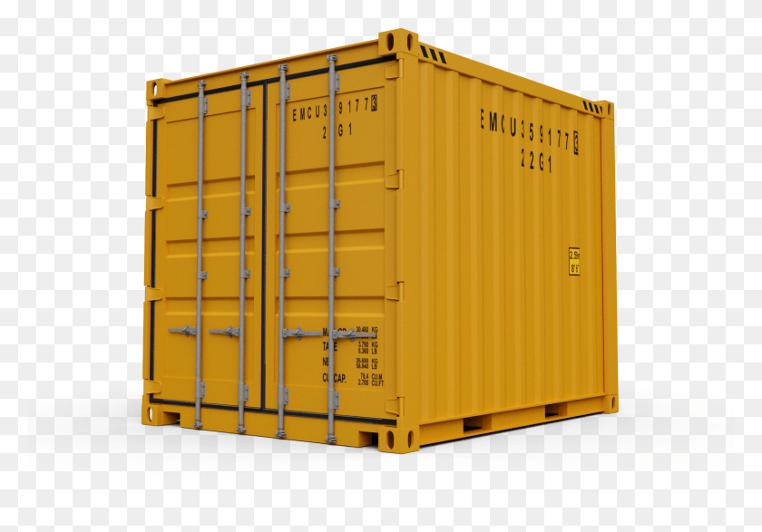 1501x1016 New 10ft Shipping Container Used 10ft Shipping Containers, Shipping Container, Gate, Freight Car HD PNG Download