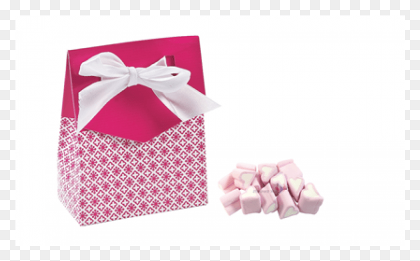 1001x594 New 12 X Hot Pink Favour Boxes With Ribbon And Sweets Box, Gum, Gift, Food HD PNG Download
