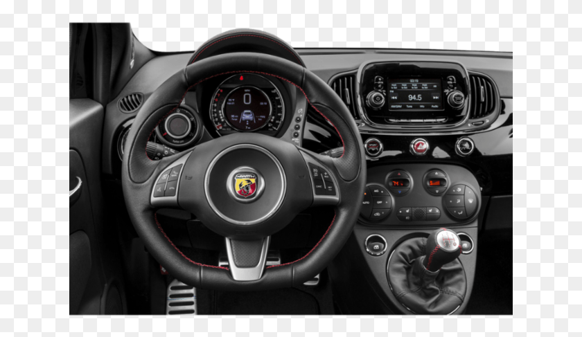 641x427 New 2019 Fiat 500 Abarth Fiat 500 Abarth 2018, Steering Wheel, Motorcycle, Vehicle HD PNG Download