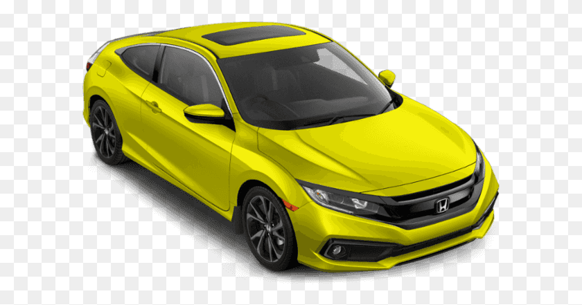 603x381 Новый Honda Civic Coupe Sport 2019 Года Honda Civic Coupe Touring, Спортивный Автомобиль, Автомобиль, Автомобиль Hd Png Скачать