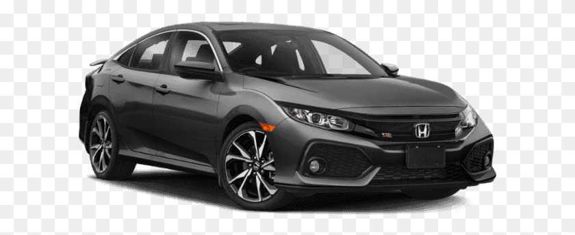 611x284 New 2019 Honda Civic Si Sedan 2019 Honda Civic Si Black, Car, Vehicle, Transportation HD PNG Download