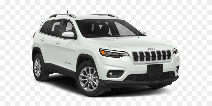 591x361 New 2019 Jeep Cherokee Sport V6 2019 Jeep Cherokee Latitude White, Car, Vehicle, Transportation HD PNG Download