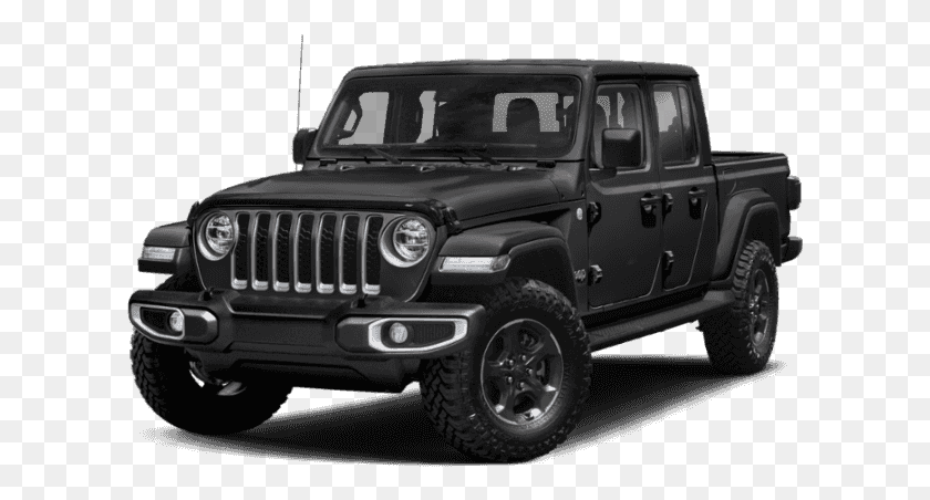 611x392 New 2020 Jeep Gladiator Rubicon Jeep Gladiator Overland Black, Car, Vehicle, Transportation HD PNG Download
