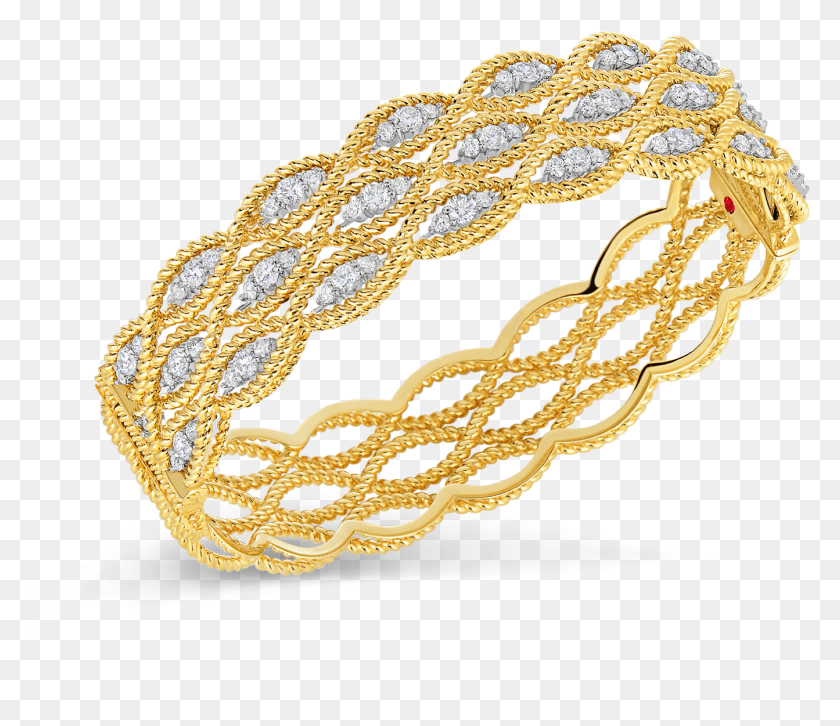 1343x1148 New Barocco3 Row Bangle With Diamonds, Accessories, Accessory, Jewelry HD PNG Download