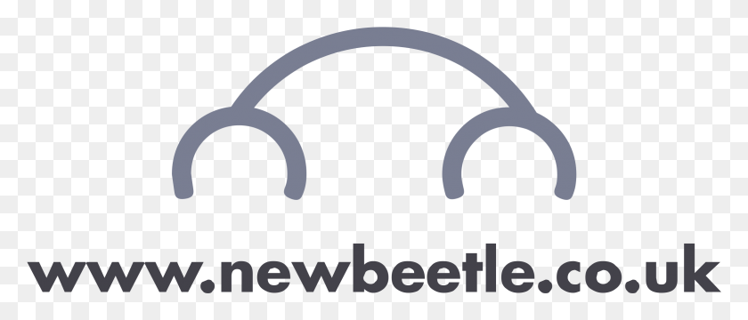 2331x899 Descargar Png New Beetle Logo Transparente Vw New Beetle Logo, Texto, Etiqueta, Símbolo Hd Png