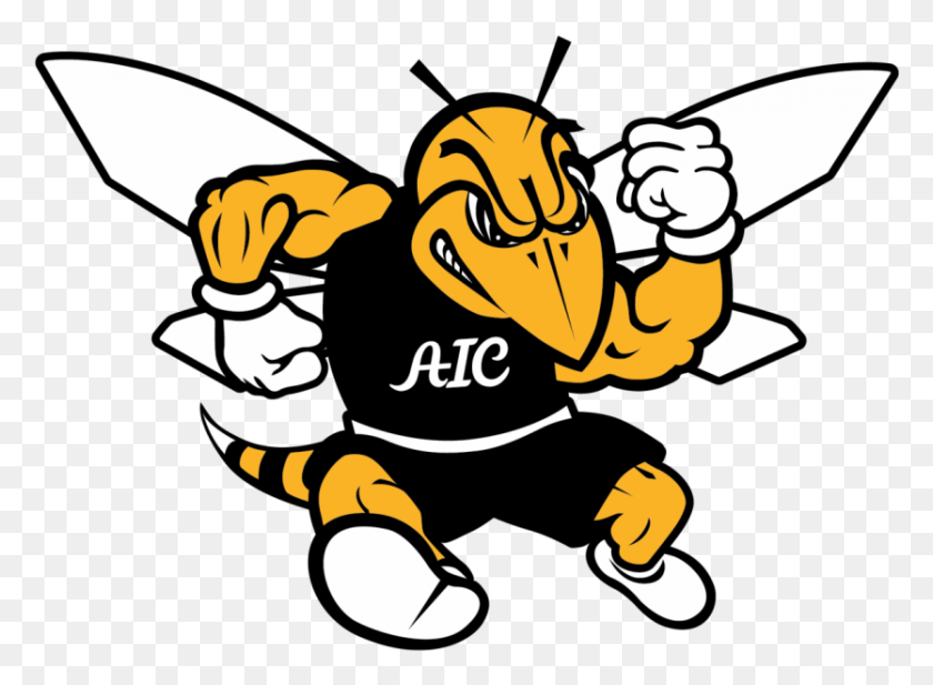 835x597 New Beginnings For Aic Track And Field Freshmen Aic Yellow Jackets Logo, Hand, Text, Pillow HD PNG Download