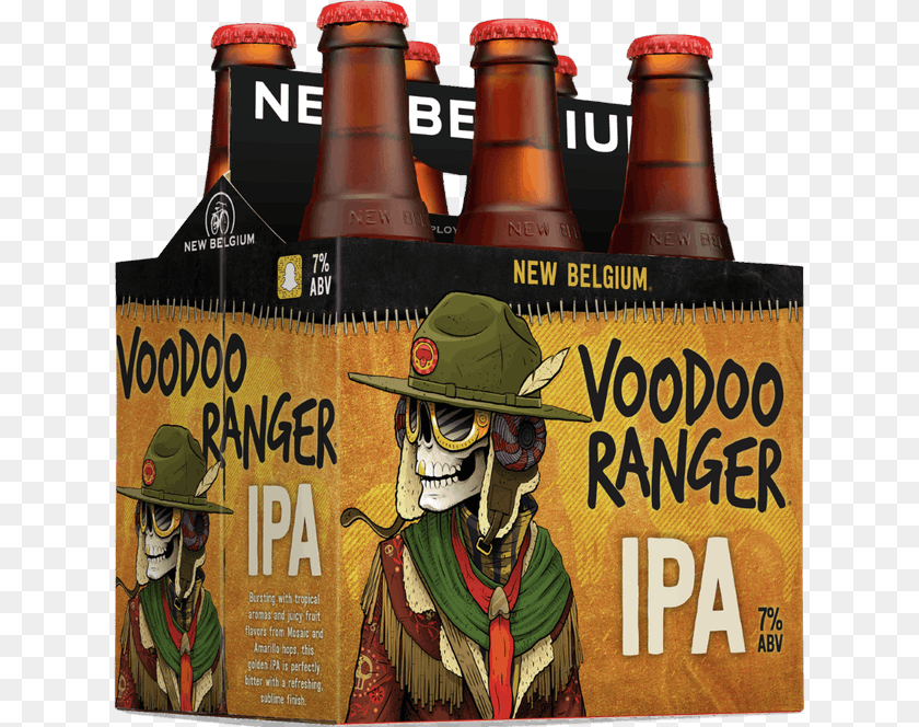 632x664 New Belgium Voodoo Ranger Ipa 6 Pack 12 Oz New Belgium Voodoo Ranger Ipa, Alcohol, Beer, Beer Bottle, Beverage PNG