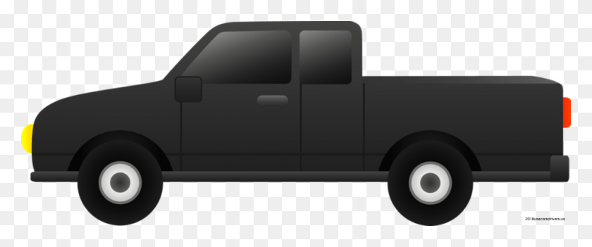 980x366 New Black Trucks Lot Detail Mike Trout Black Pickup Truck Clipart, Transporte, Vehículo, Coche Hd Png