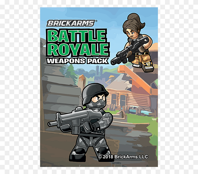 501x679 New Blaster Pack V2 Ammo Pack Vietnam Pack And Battle Brickarms Battle Royale Pack, Helmet, Clothing, Apparel HD PNG Download