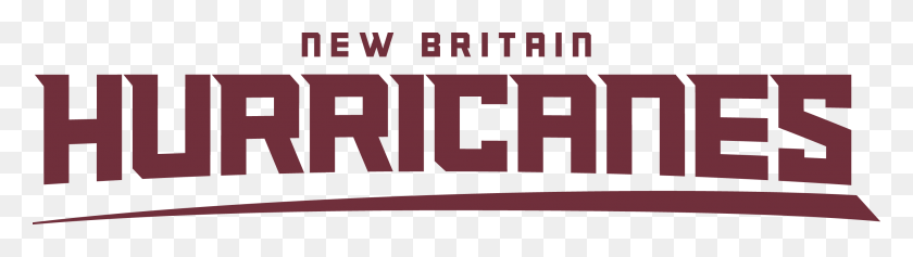 2723x618 New Britain Hurricanes Football Logo, Word, Text, Label HD PNG Download