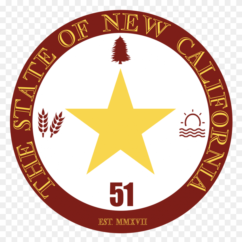 1078x1074 New California State Seal, Symbol, Star Symbol, Logo HD PNG Download