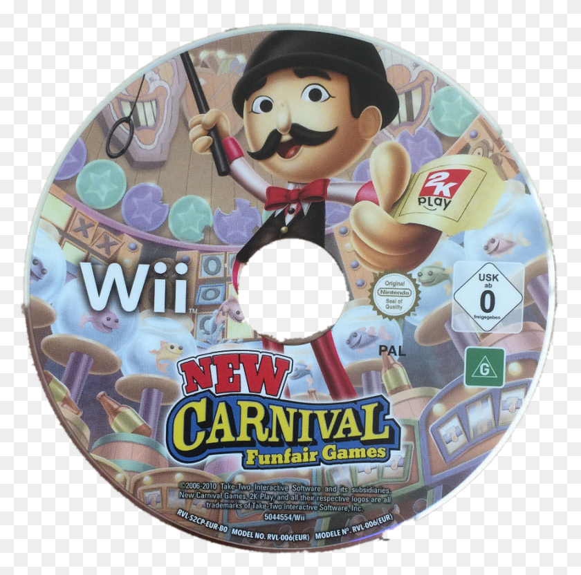 877x869 New Carnival Games Cd, Disk, Dvd, Birthday Cake HD PNG Download