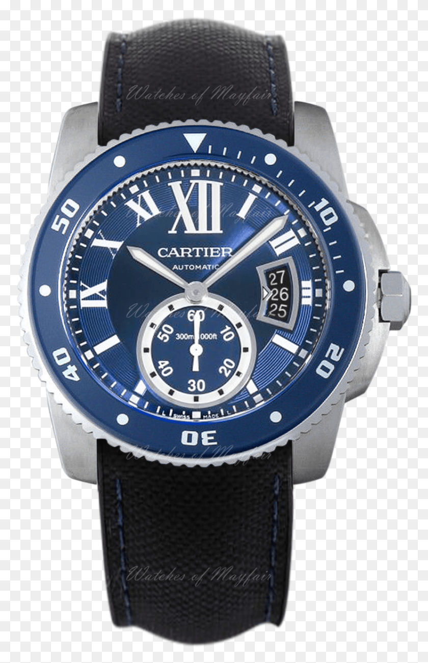 829x1321 Nuevo Cartier Calibre De Cartier Diver Wsca0010 Cartier Blue Diver Watch, Reloj De Pulsera, Torre Del Reloj, Torre Hd Png Descargar